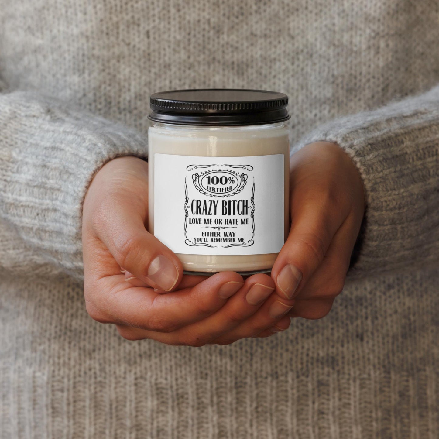 Scented soy candle
