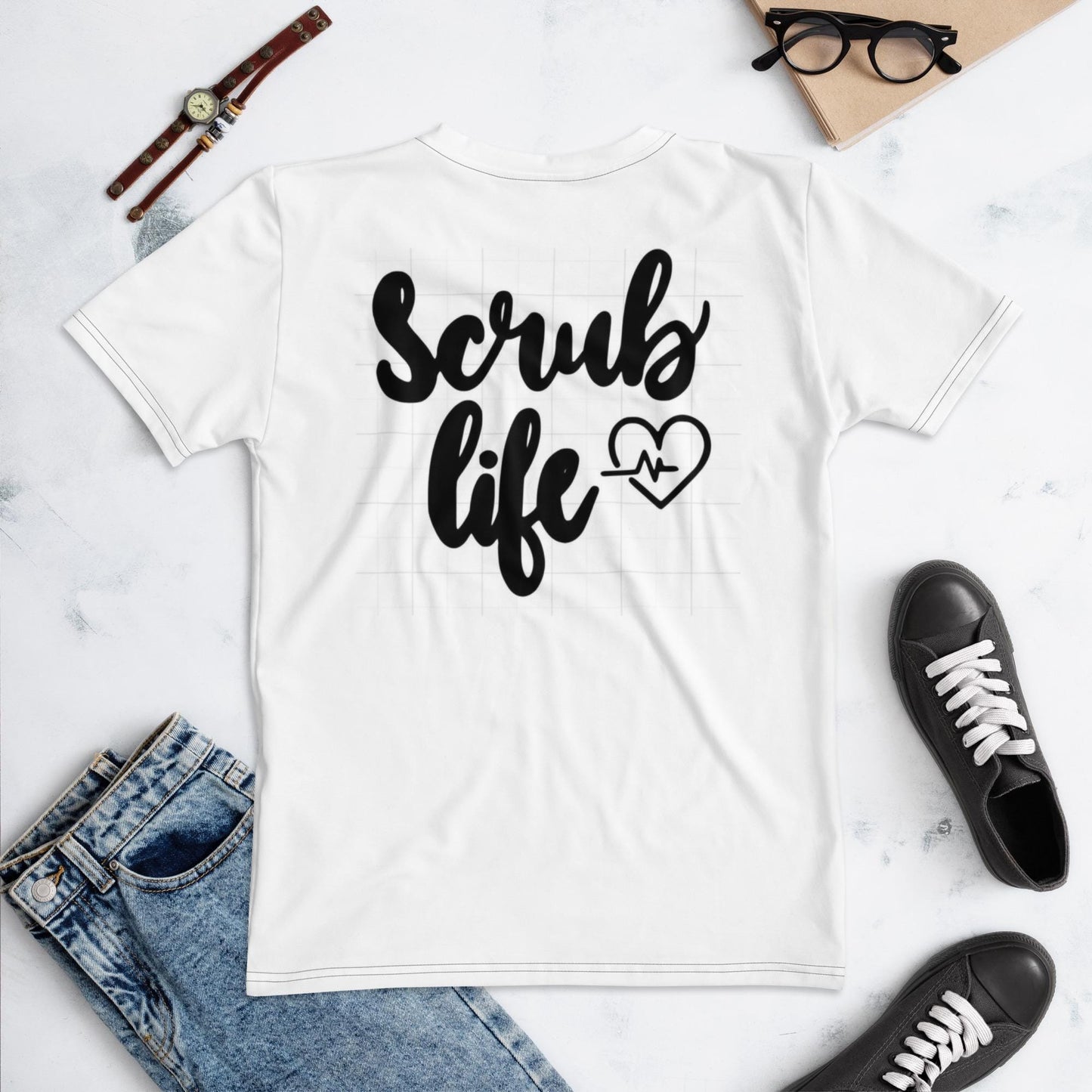 Scrub Life – Graphic T-Shirt: Comfortable Polyester Jersey Tee