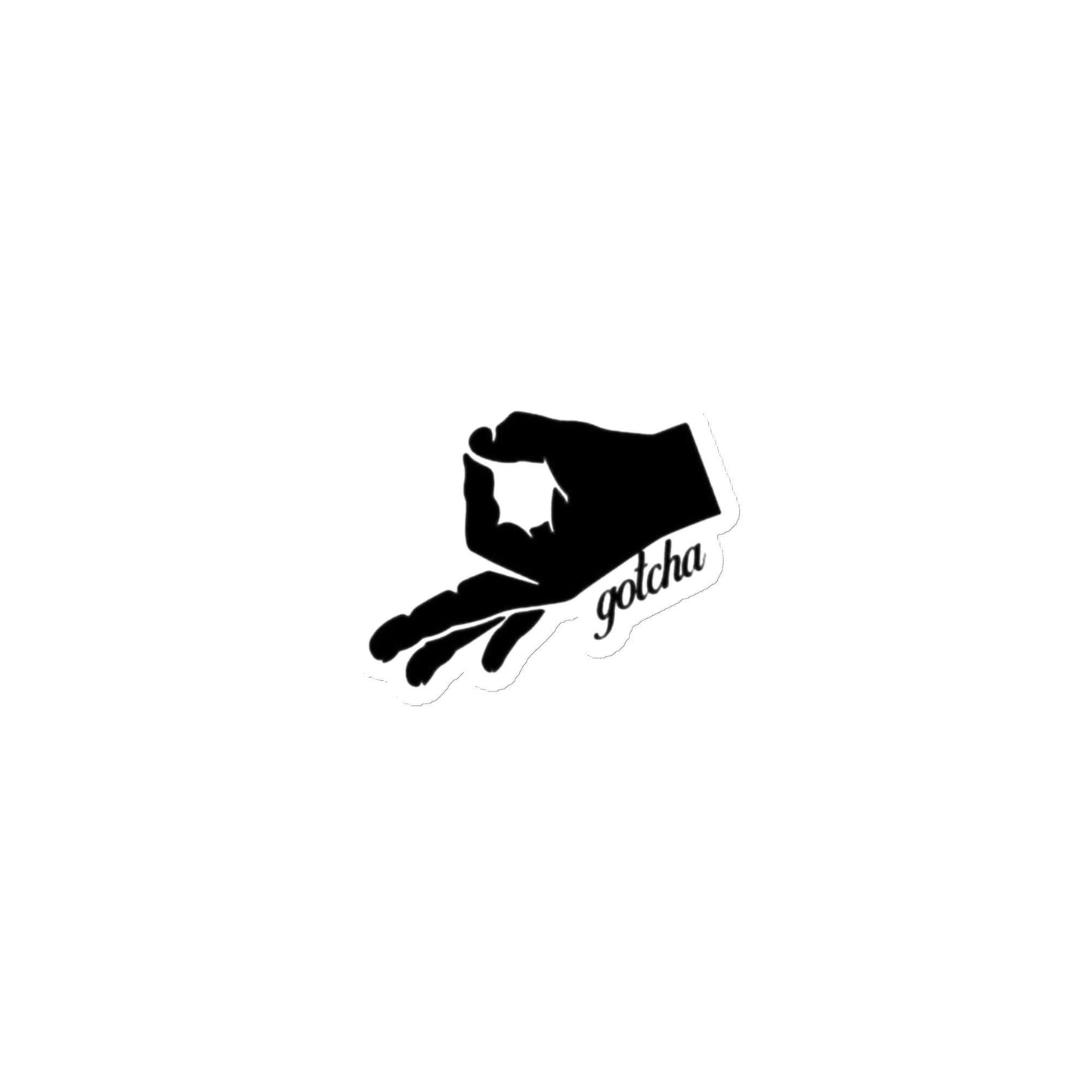Gotcha Hand Gesture Magnet – Matte Finish Vinyl Fridge Decor