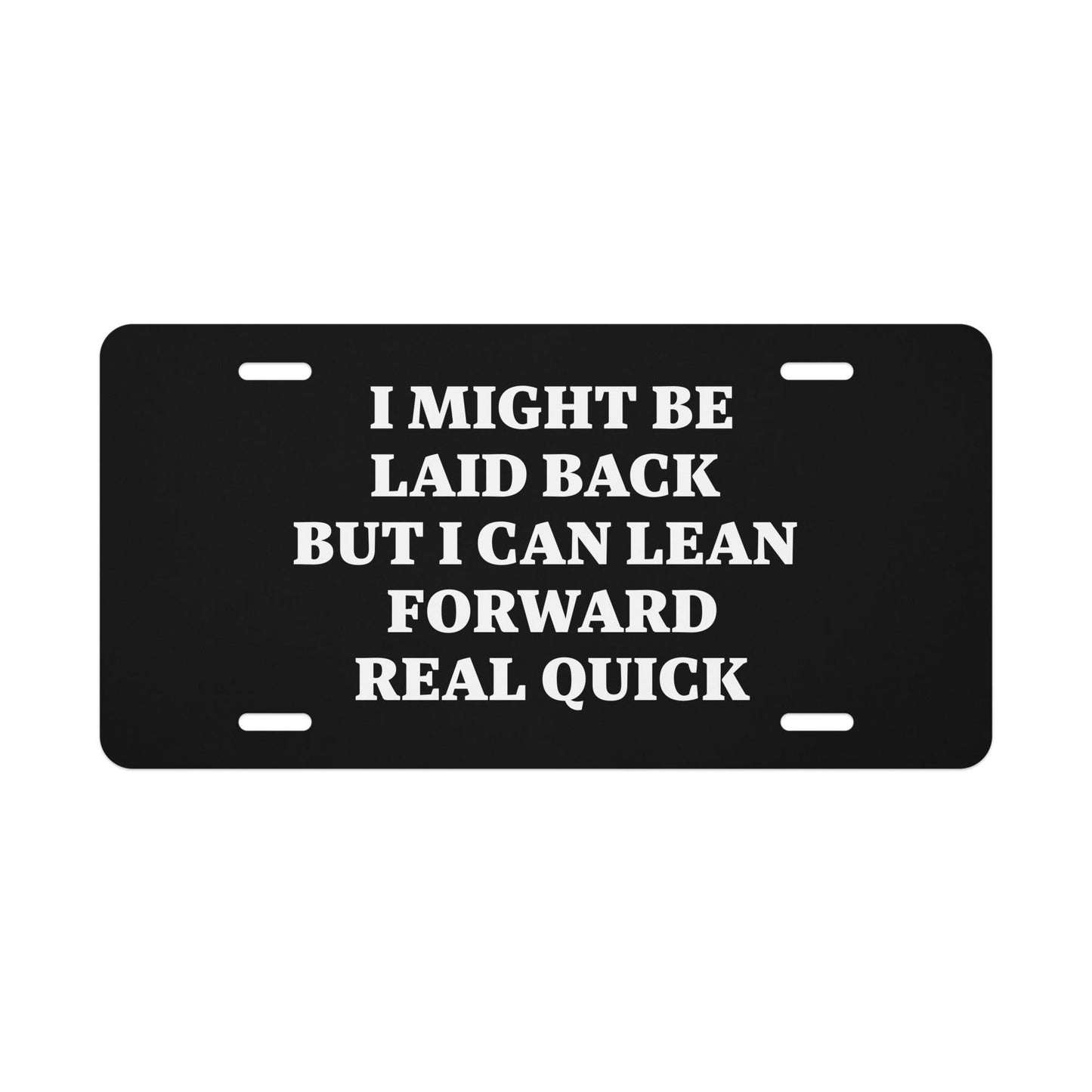 Vanity license plate