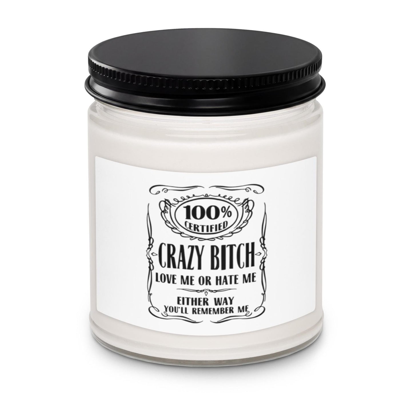 Scented soy candle