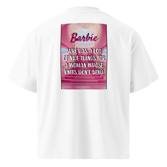 Unisex organic oversized high neck t-shirt Funny