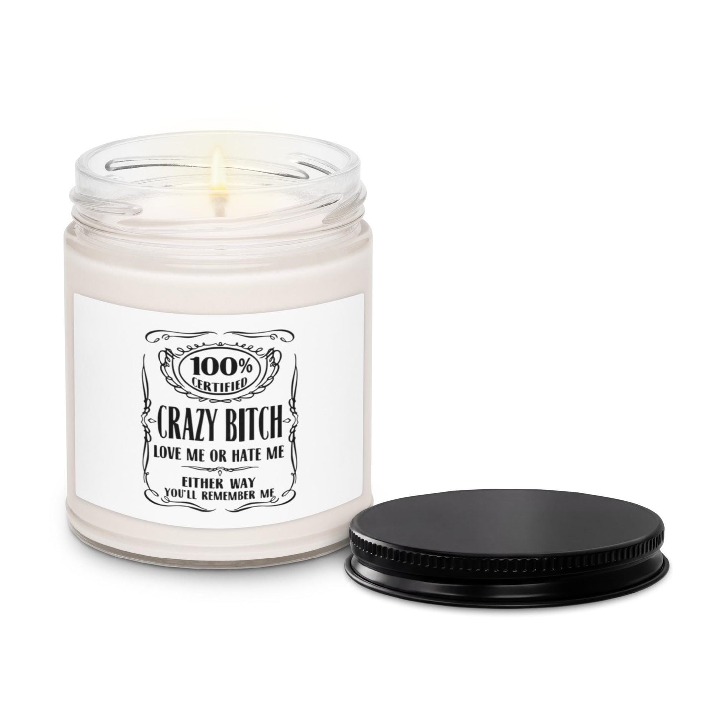 Scented soy candle