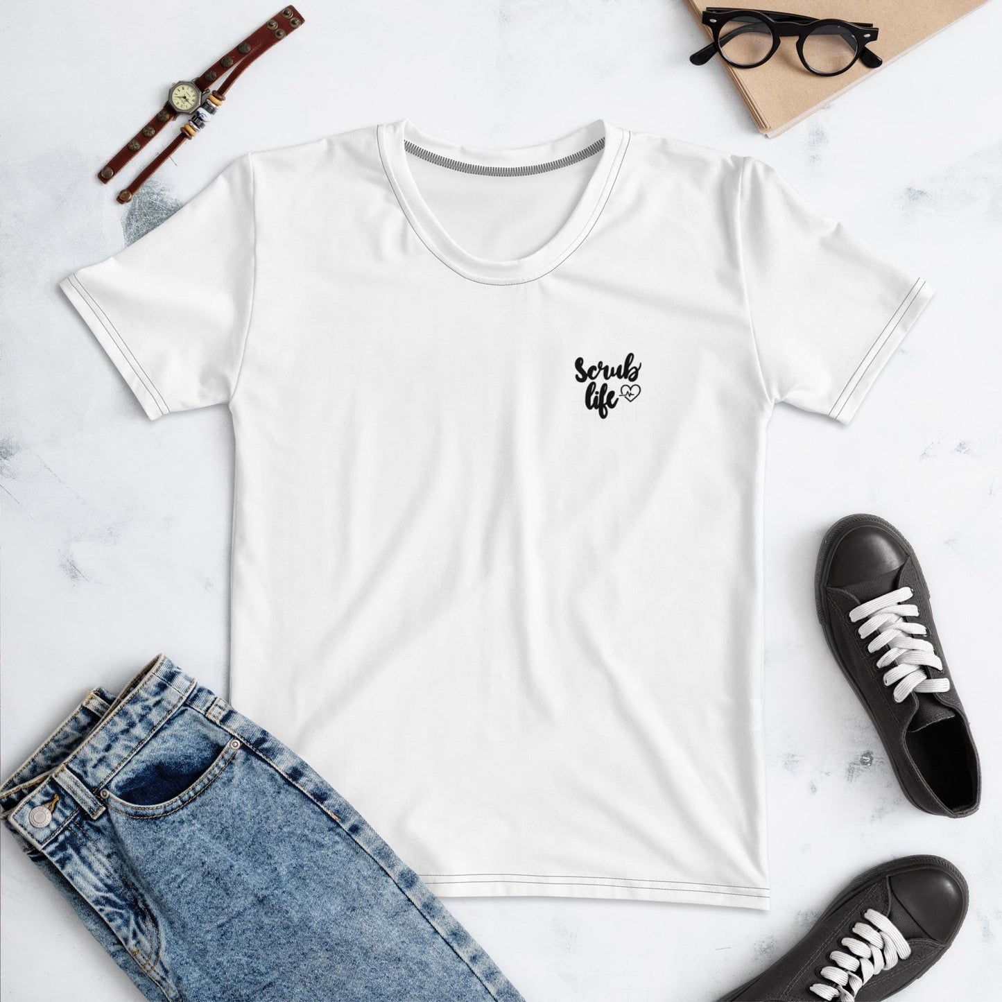 Scrub Life – Graphic T-Shirt: Comfortable Polyester Jersey Tee