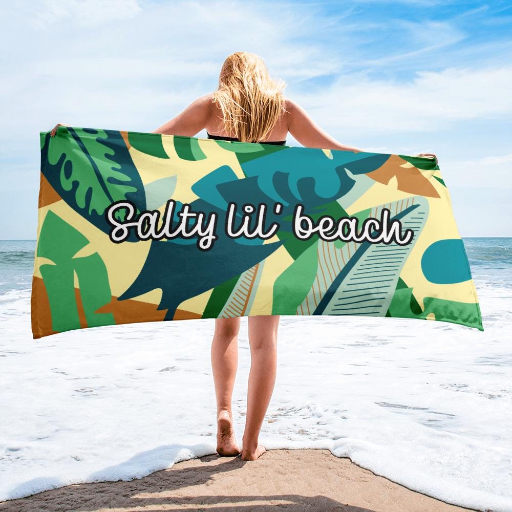 Beach Towel "Salty Lil Beach"