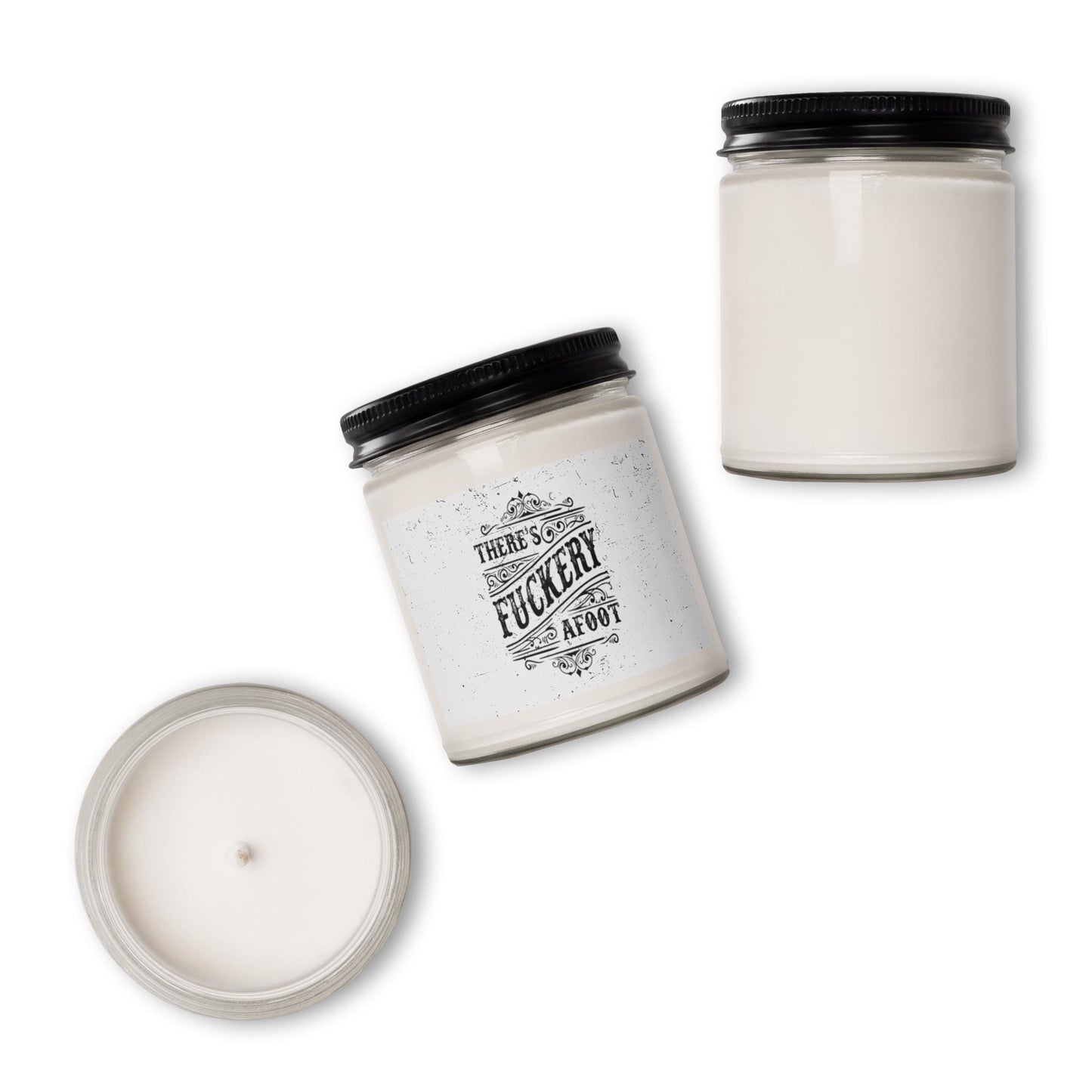 Scented soy candle