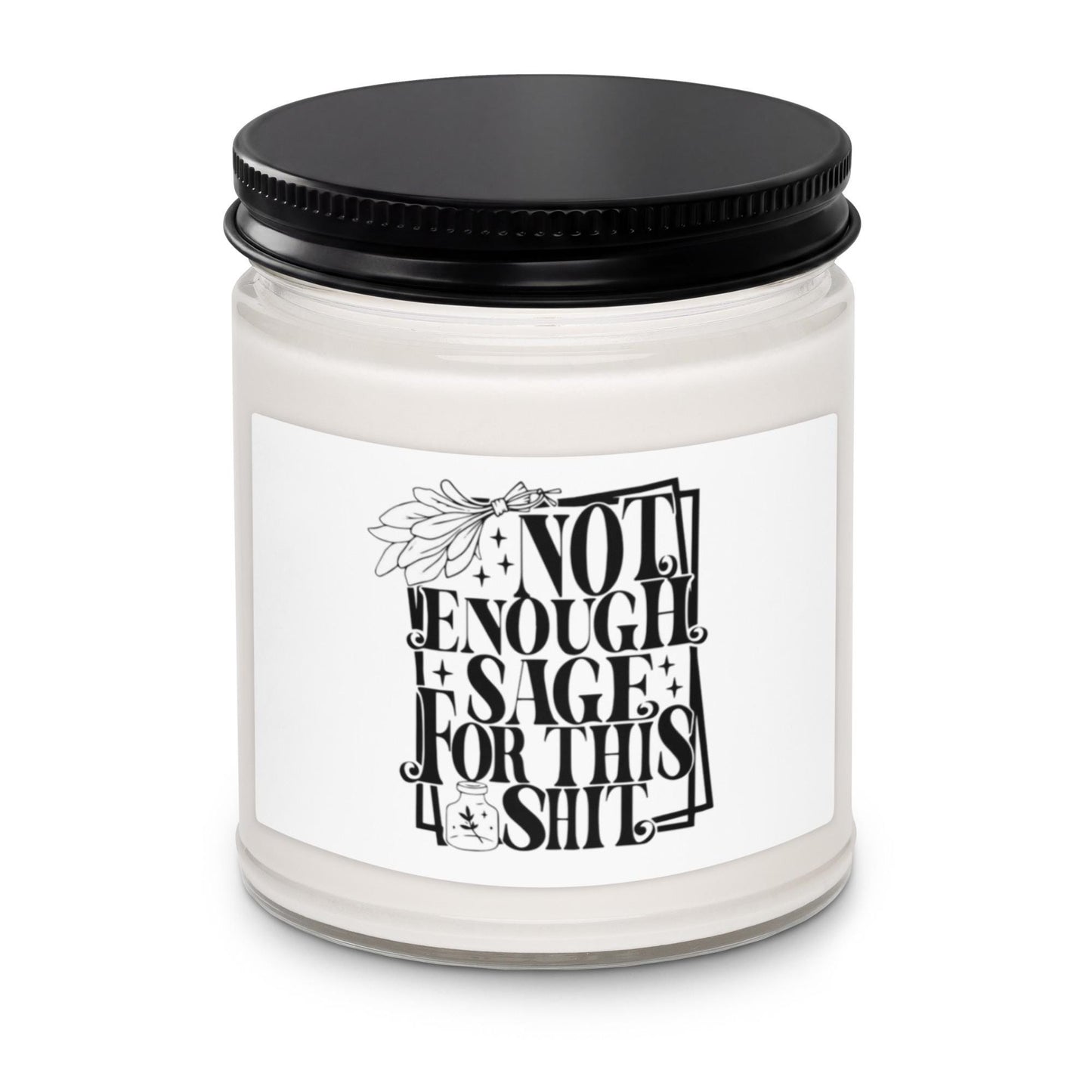 Scented soy candle